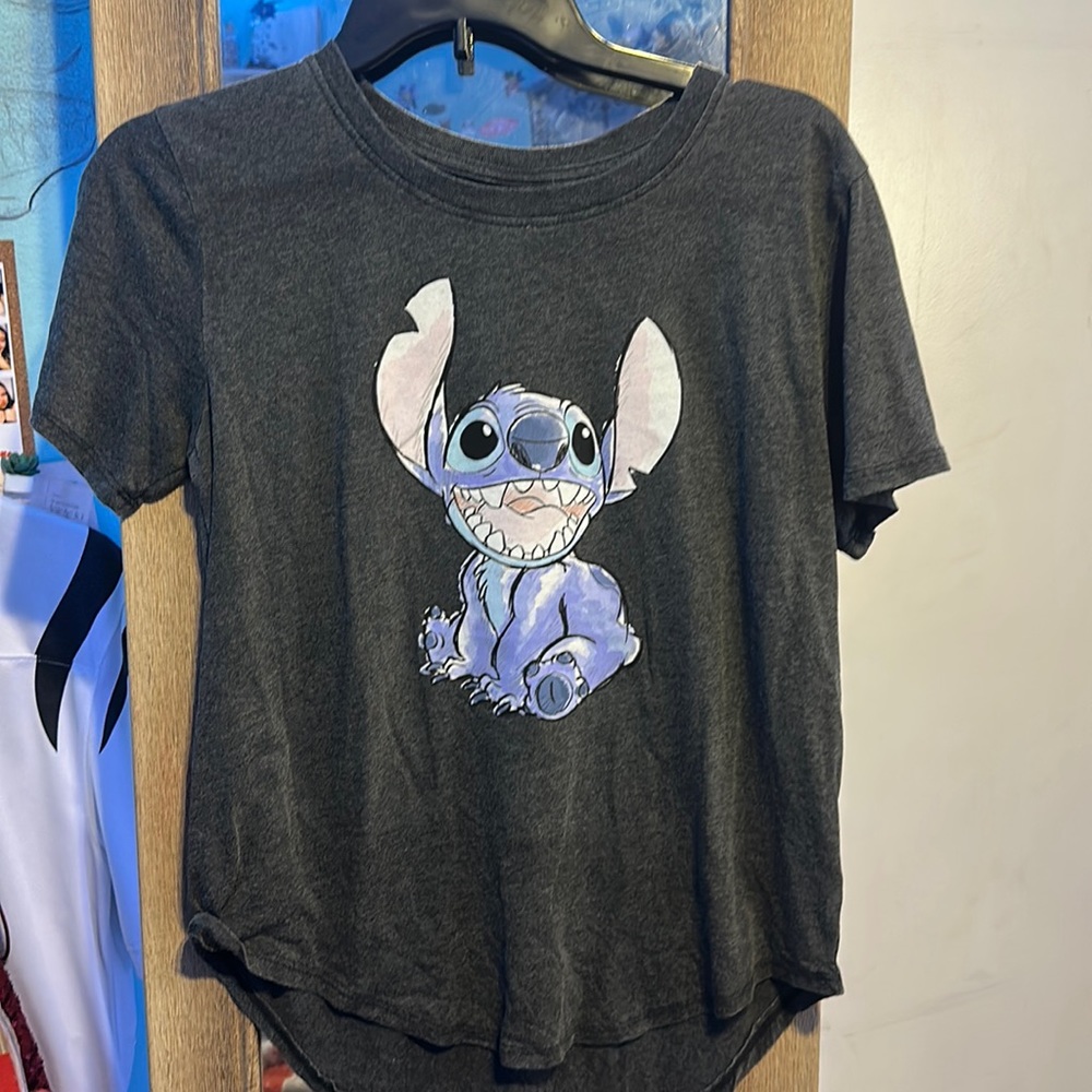 Black Disney Stitch Shirt